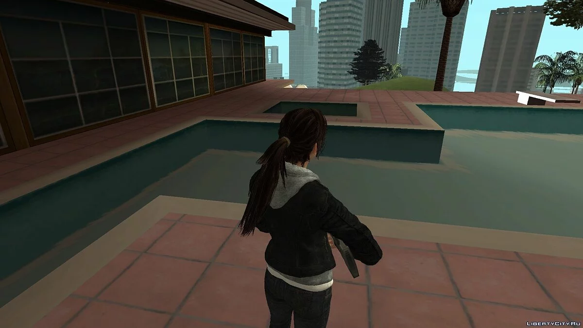 Lara Croft dari Rise of the Tomb Raider / GTA San Andreas