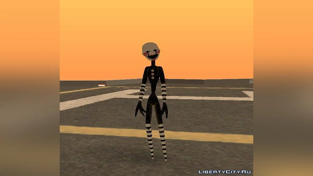 Puppet Animatronic from FNAF / GTA San Andreas