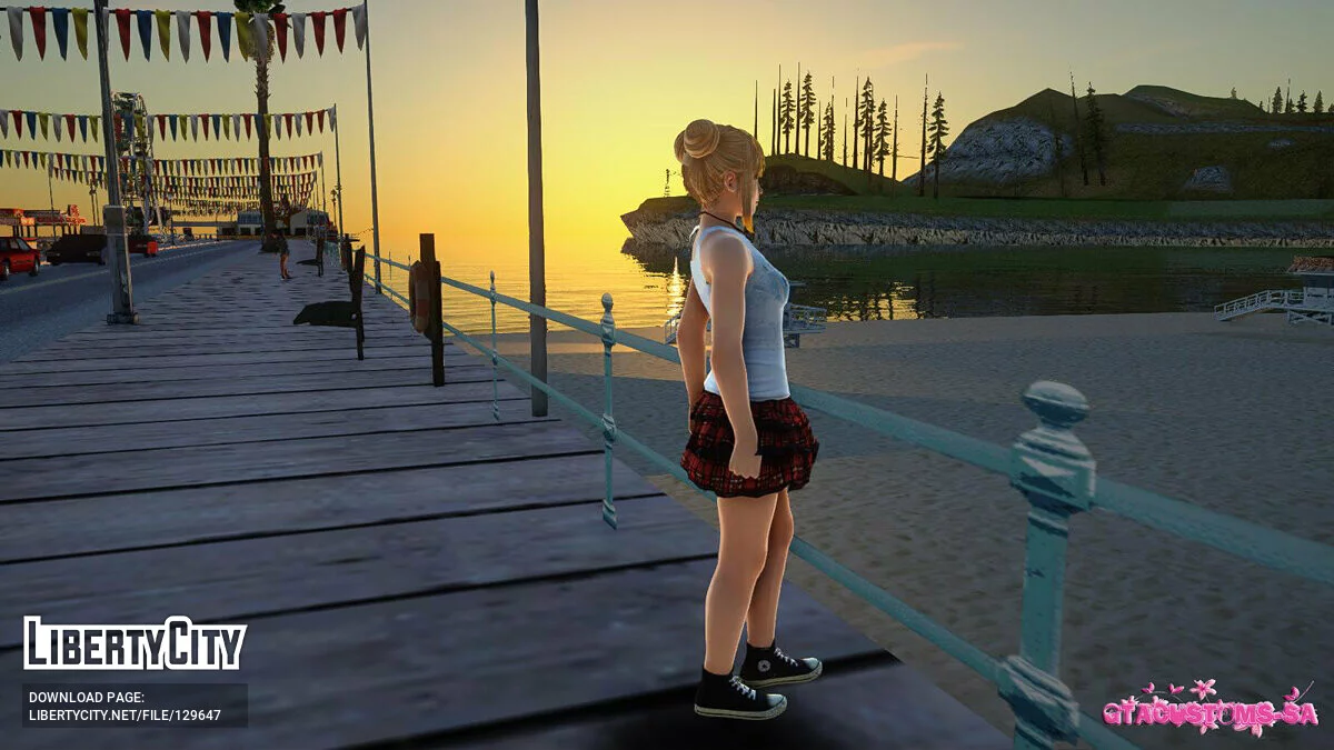 Marie Rose dalam Pakaian Sehari-hari v9 / GTA San Andreas