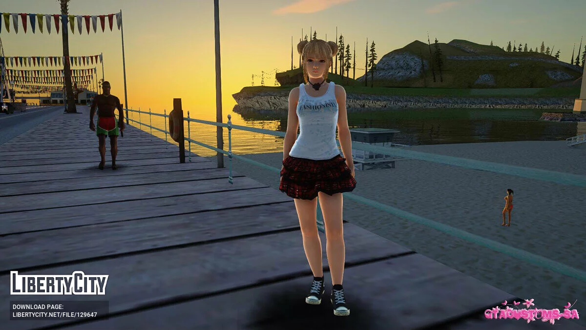 Marie Rose dalam Pakaian Sehari-hari v9 / GTA San Andreas