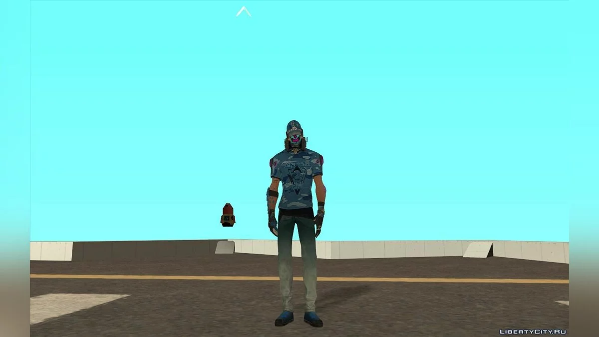 Синій Воїн з гри Creative Destruction / GTA San Andreas