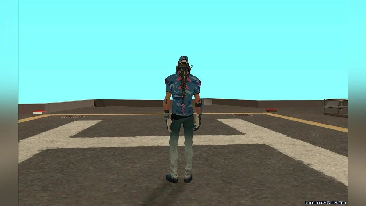 Синій Воїн з гри Creative Destruction / GTA San Andreas