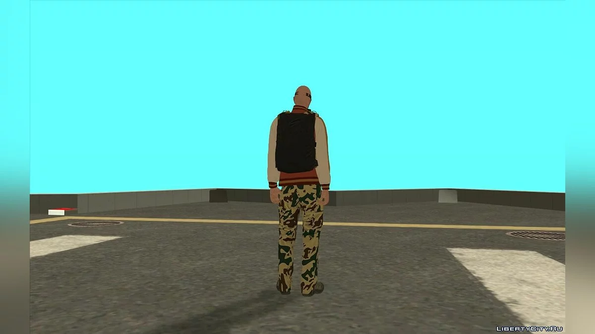 Skin Aleatório #72 - Traje Militar / GTA San Andreas