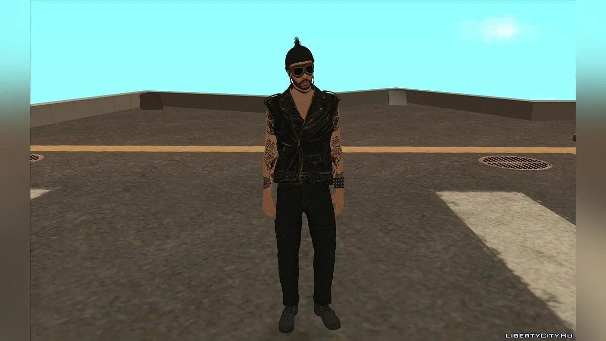 Random Skin #74 - Biker Outfit / GTA San Andreas