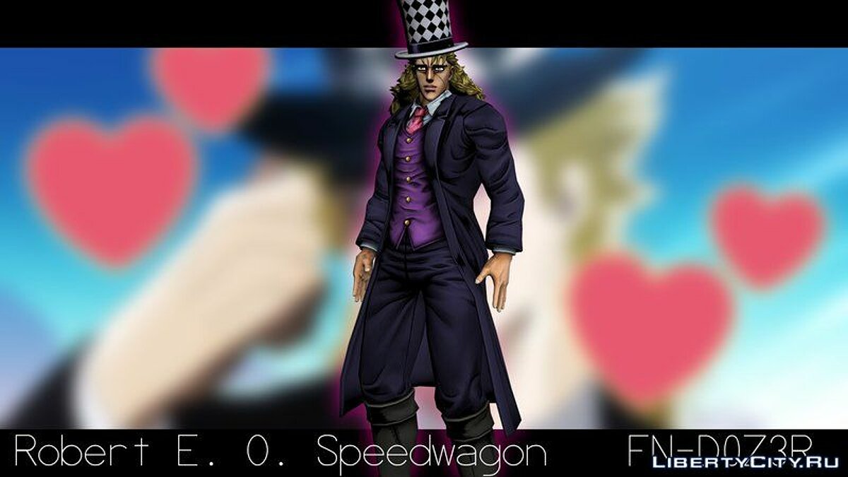 Jojo's bizarre adventure character models are a cheat code for