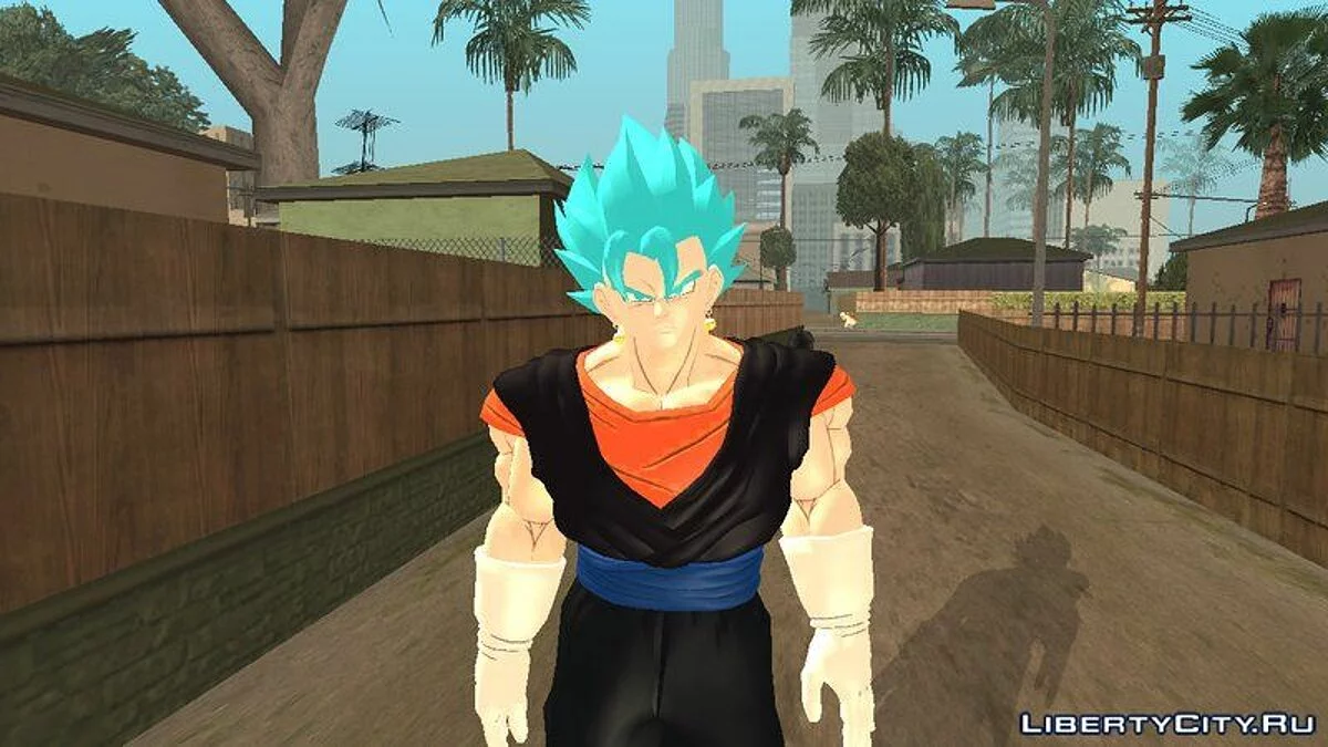 Vegetto Blue + Vegetto Super Dragon from Dragon Ball Heroes / GTA San Andreas