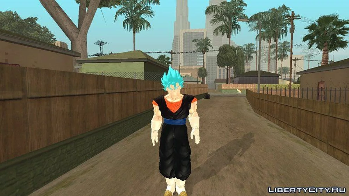 Vegetto Blue + Vegetto Super Dragon from Dragon Ball Heroes / GTA San Andreas