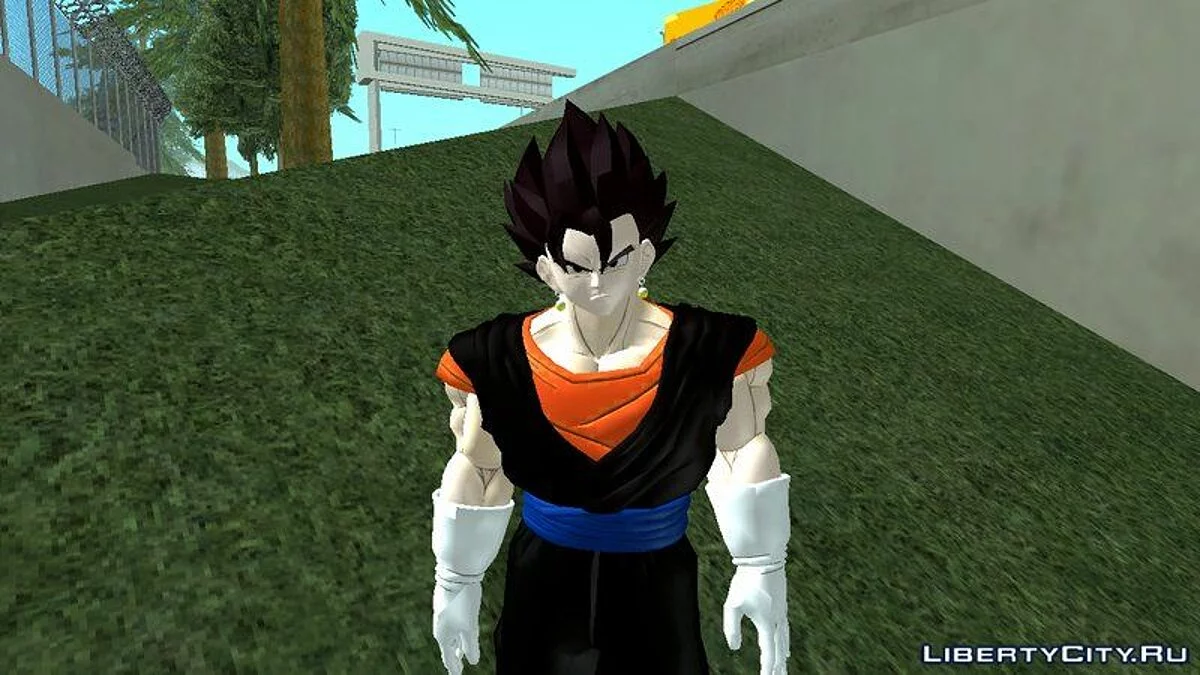 Vegetto Blue + Vegetto Super Dragon from Dragon Ball Heroes / GTA San Andreas