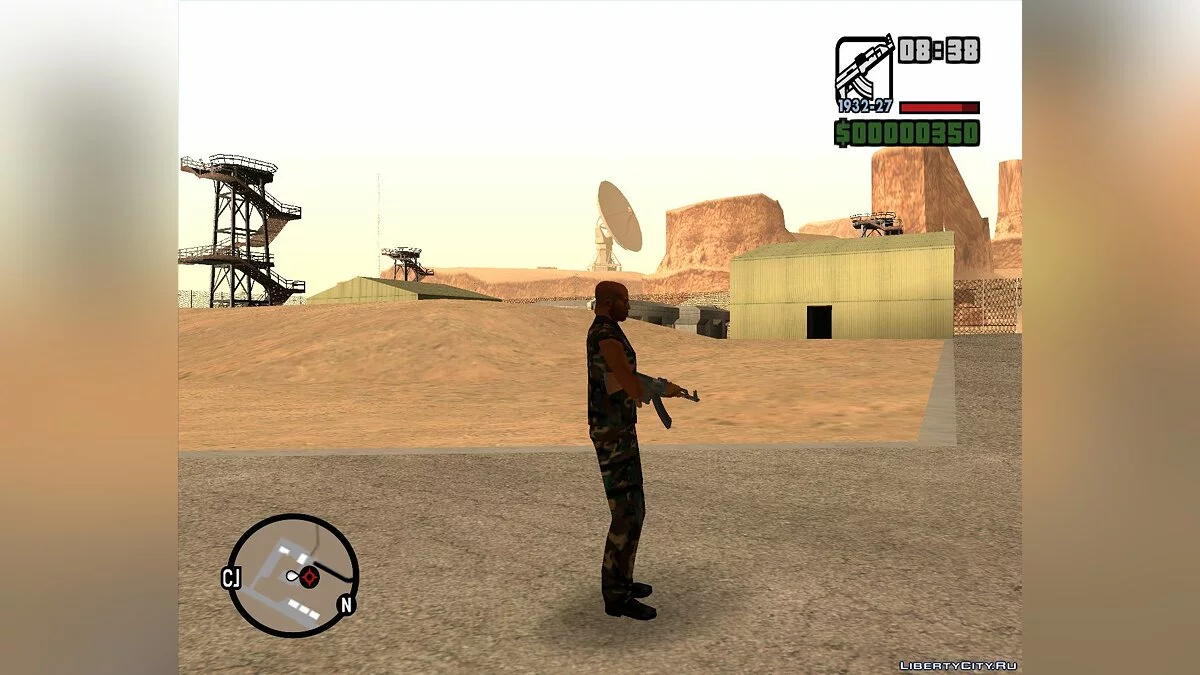 Vic Vance in Military Outfit / GTA San Andreas
