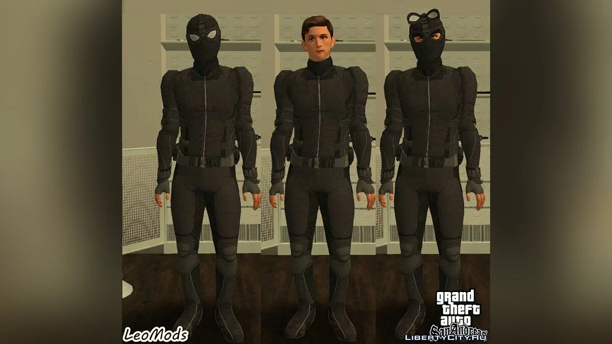 Spider-Man im Stealth-Anzug aus