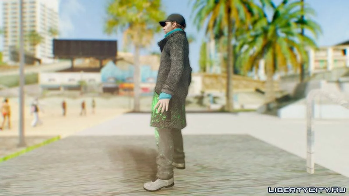 Aiden Pearce de Watch Dogs / GTA San Andreas