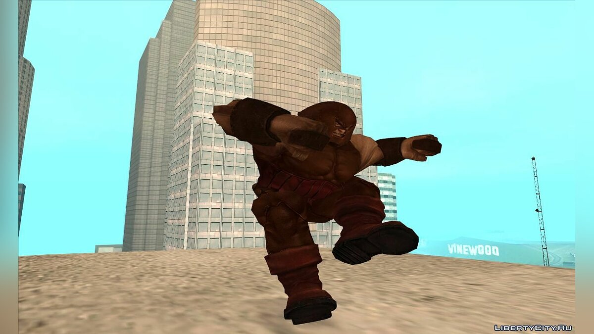 GTA San Andreas Juggernaut From Marvel Strike Force Mod 