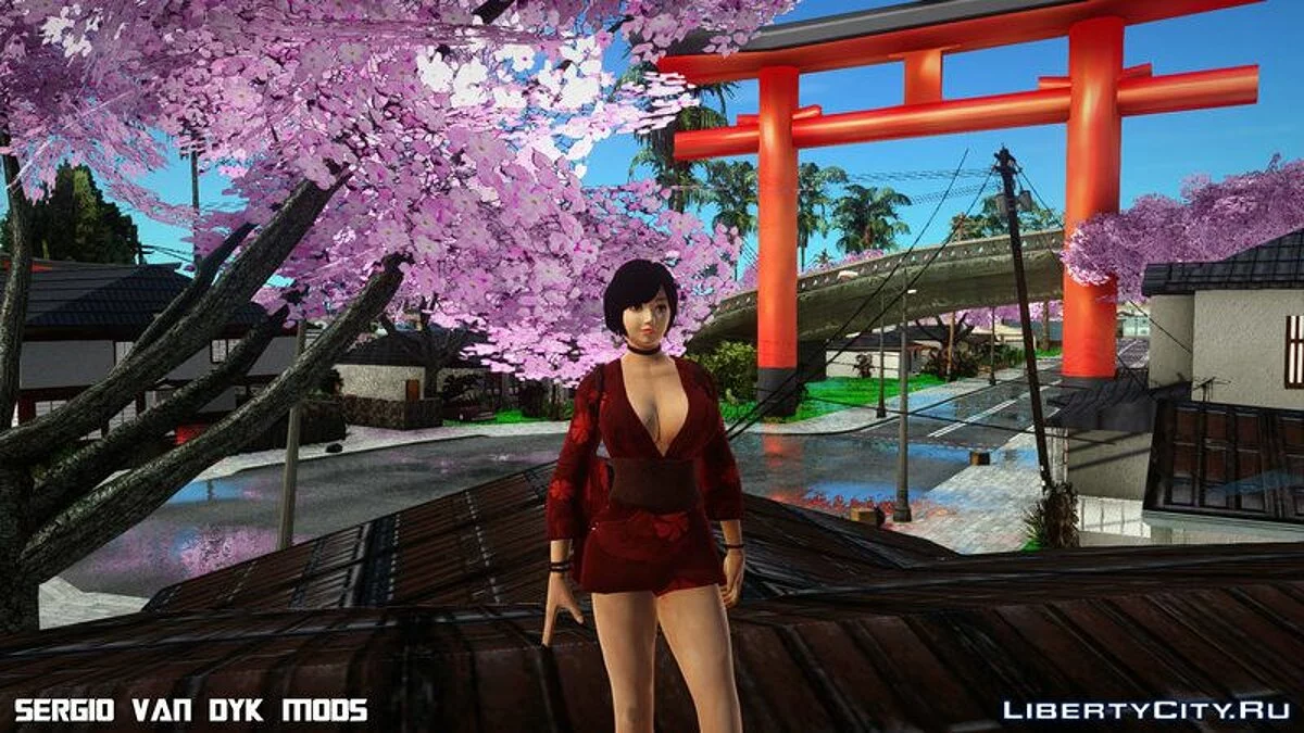 Kurenai dari Red Ninja: End of Honor / GTA San Andreas