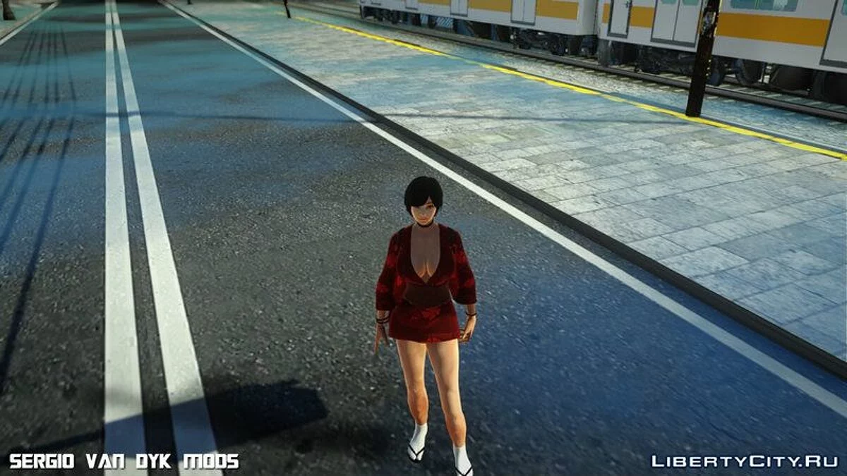 Kurenai dari Red Ninja: End of Honor / GTA San Andreas
