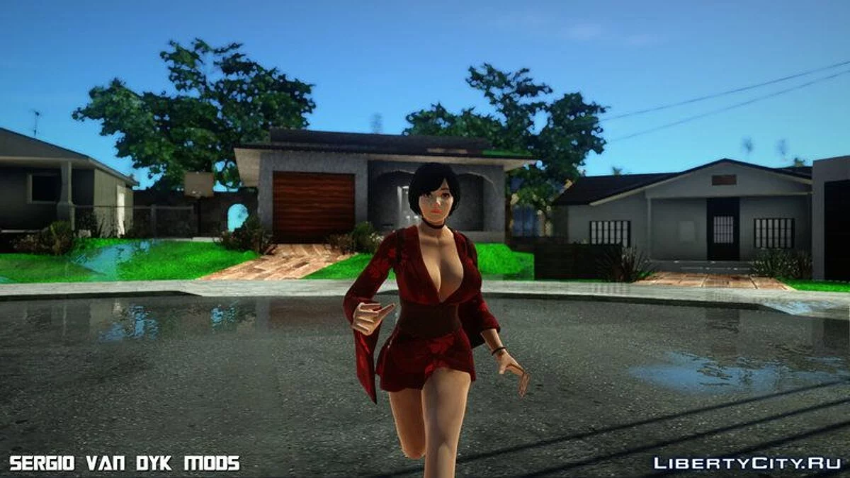 Kurenai dari Red Ninja: End of Honor / GTA San Andreas