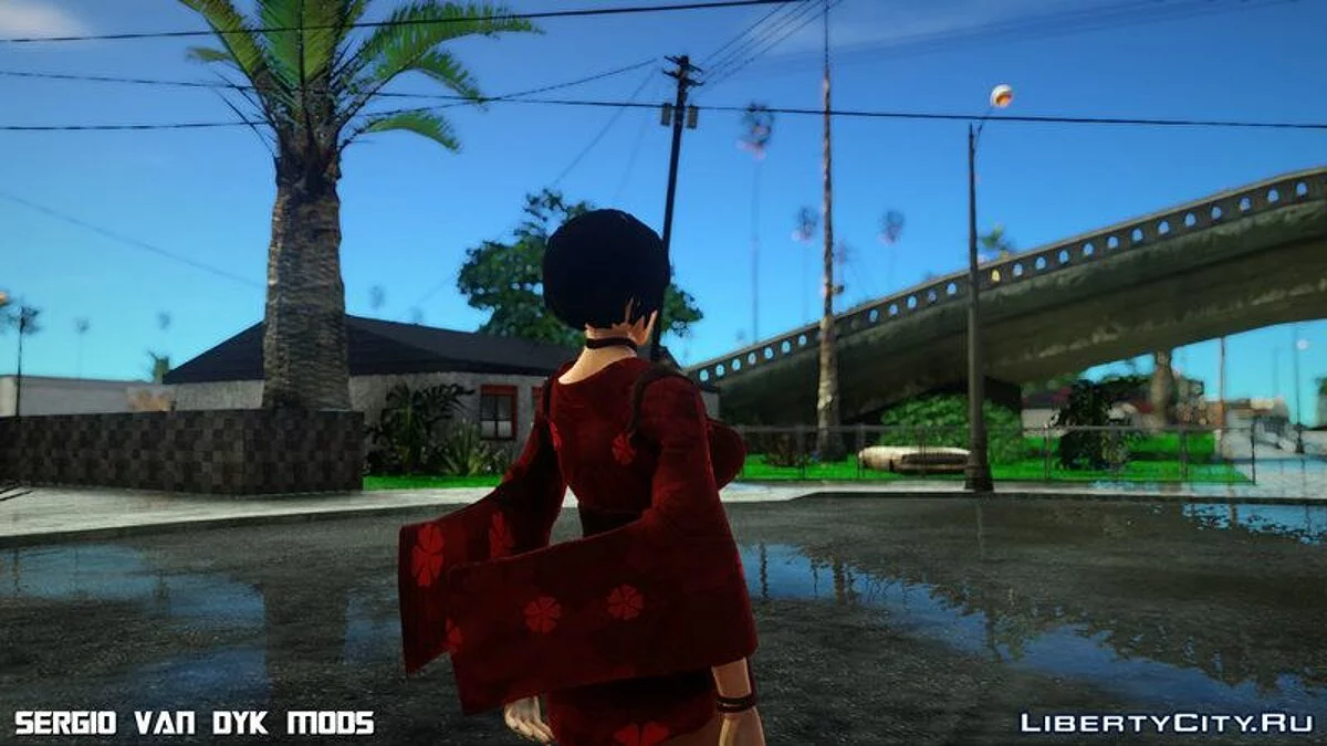 Kurenai dari Red Ninja: End of Honor / GTA San Andreas