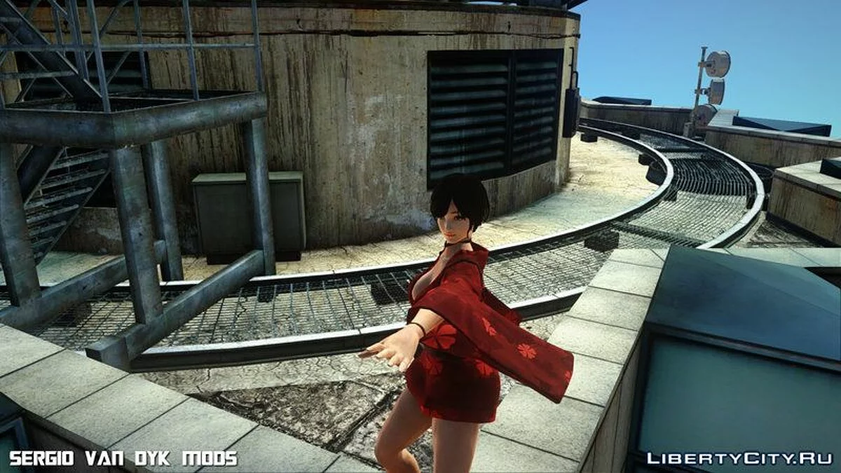 Kurenai dari Red Ninja: End of Honor / GTA San Andreas
