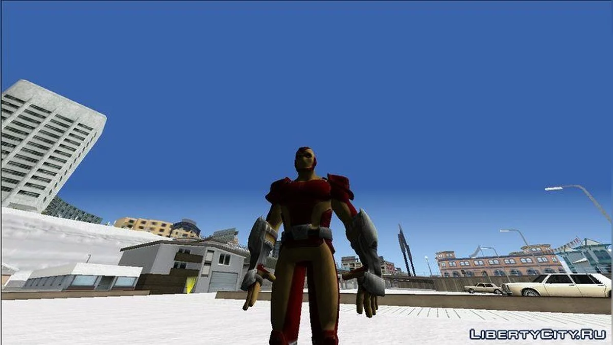 Shocker aus Marvel Strike Force / GTA San Andreas
