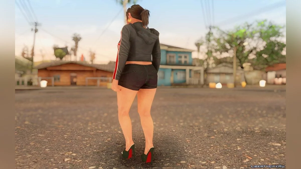 Amanda from GTA 5 The Hooker / GTA San Andreas
