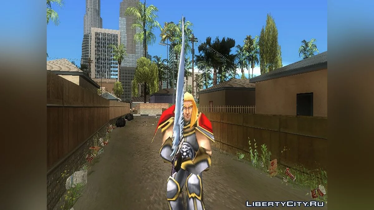 أرتاس من Warcraft III RoC / جي تي إيه سان أندرياس