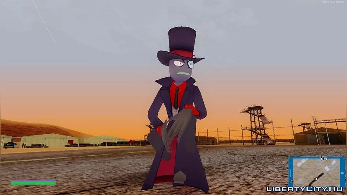 BlackHat from the Villainous series / GTA San Andreas