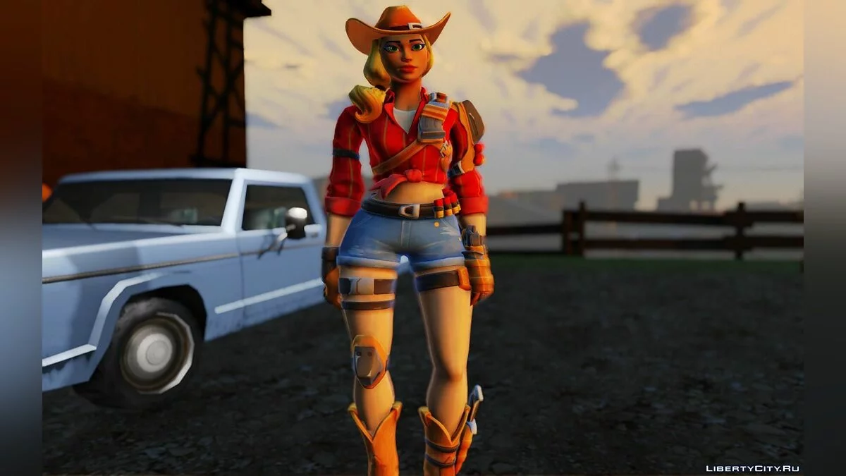 Ladrona de Ganado aus Fortnite / GTA San Andreas