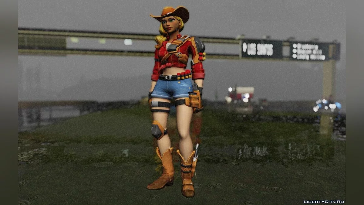 Ladrona de Ganado aus Fortnite / GTA San Andreas