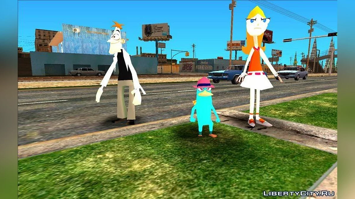 Phineas and Ferb Character Pack / GTA San Andreas