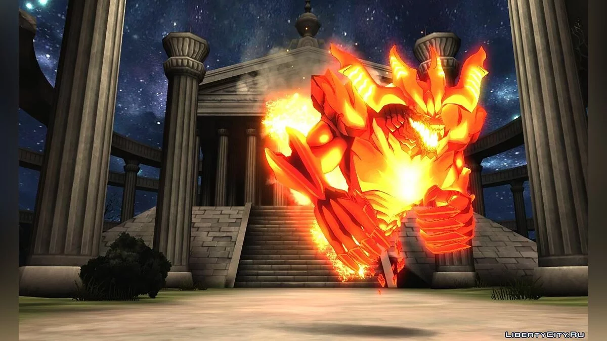 Primal Fire Elemental from Anime Overlord / GTA San Andreas