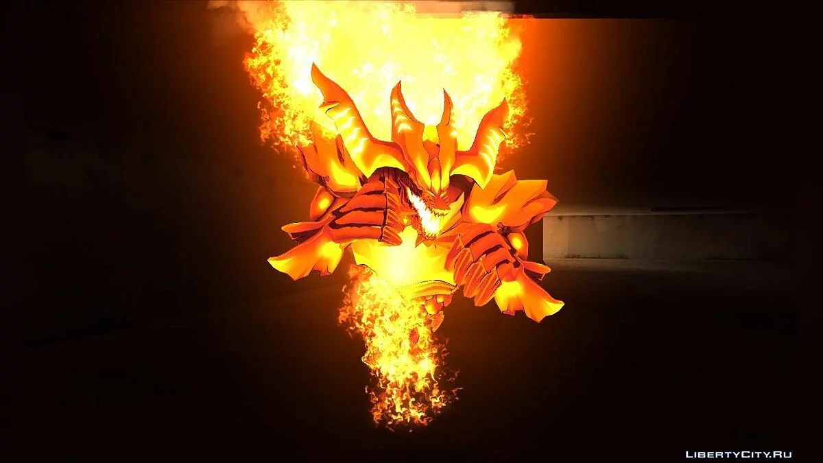 Primal Fire Elemental from Anime Overlord / GTA San Andreas