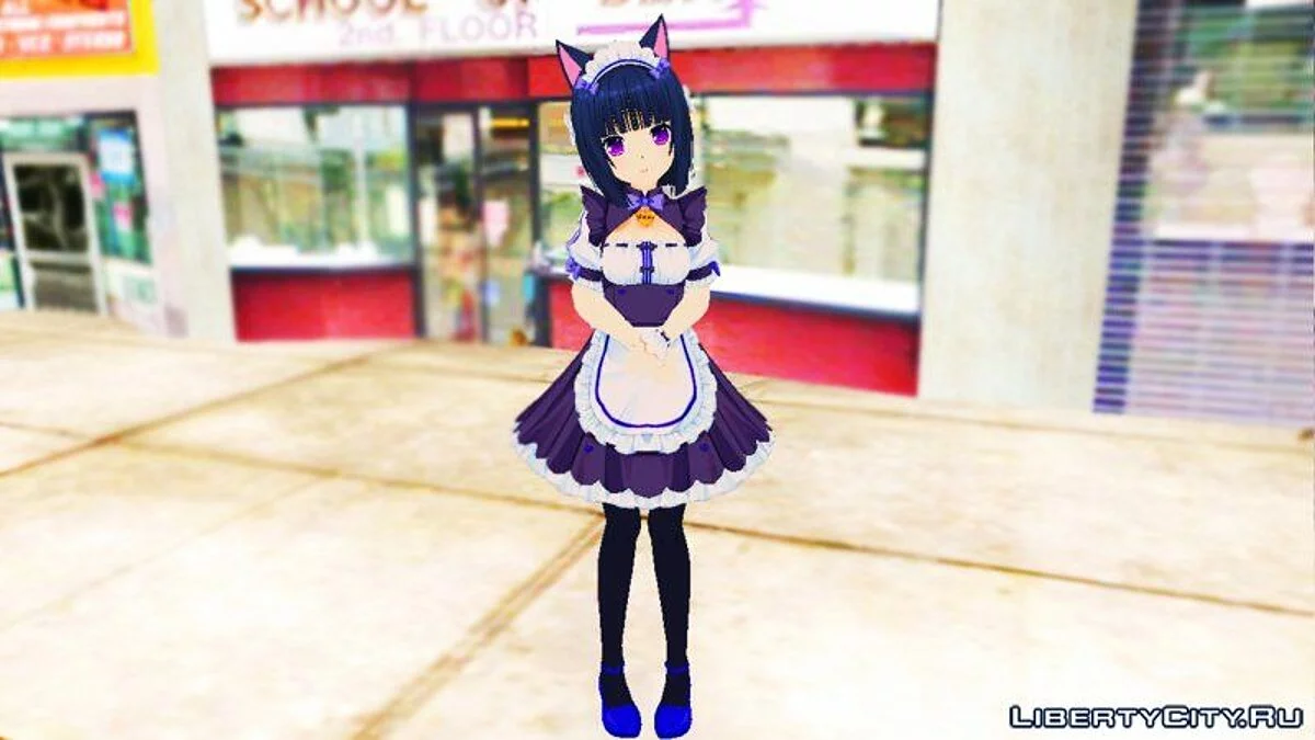 Shigure from Nekopara / GTA San Andreas