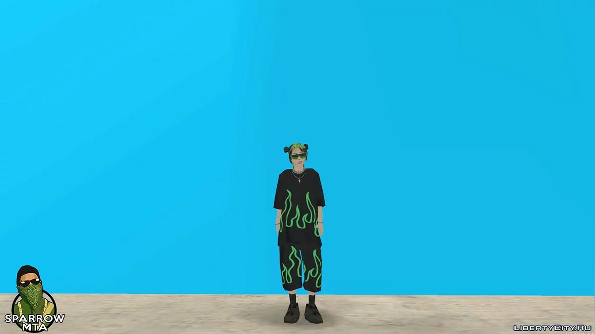 Billie Eilish dengan Kacamata / GTA San Andreas