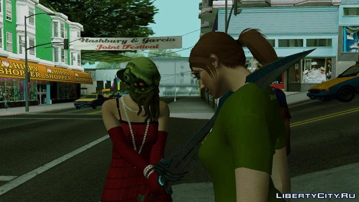Halloween-Skins aus GTA Online / GTA San Andreas