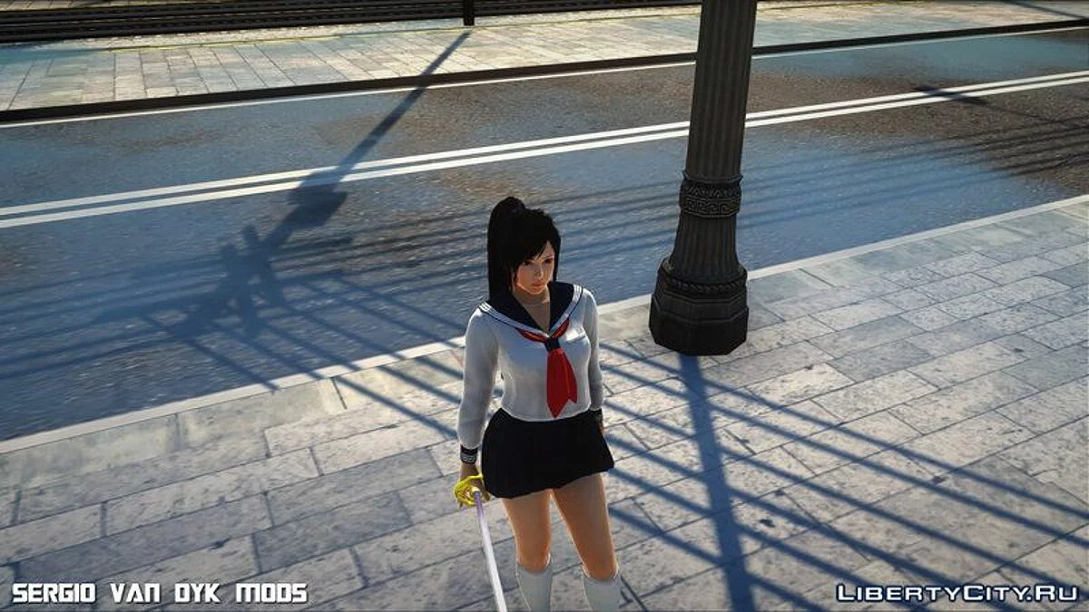 Marin Kokoro avec Katana / GTA San Andreas