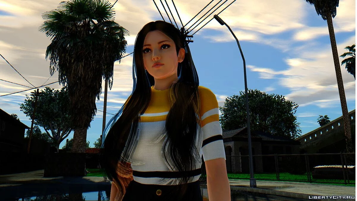Mai Shiranui in Korean Style / GTA San Andreas