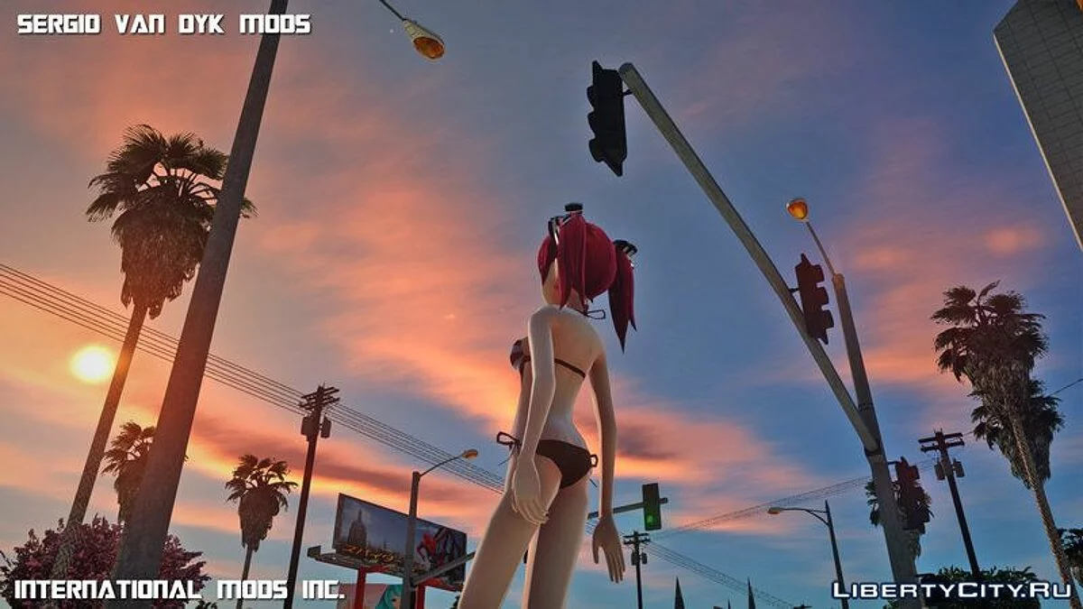 Character from Anime Hyperdimension Neptunia ReBirth 2 / GTA San Andreas