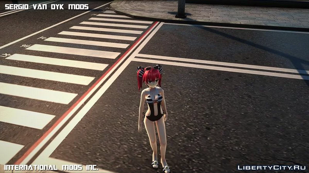 Character from Anime Hyperdimension Neptunia ReBirth 2 / GTA San Andreas