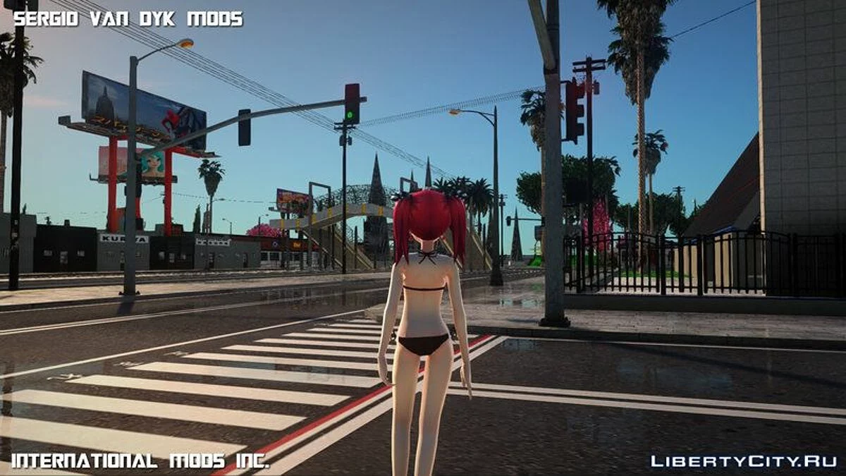 Character from Anime Hyperdimension Neptunia ReBirth 2 / GTA San Andreas