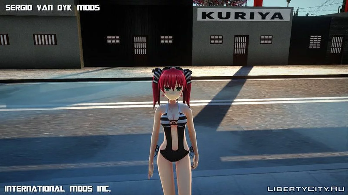 Character from Anime Hyperdimension Neptunia ReBirth 2 / GTA San Andreas