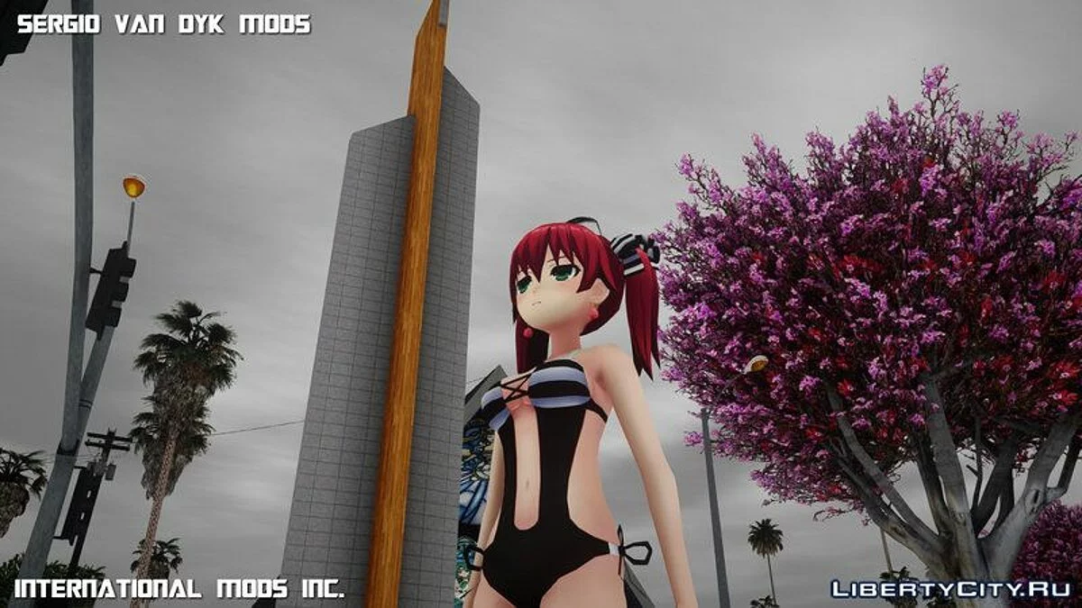 Character from Anime Hyperdimension Neptunia ReBirth 2 / GTA San Andreas