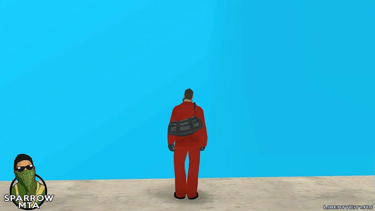 Karakter dengan Kostum Pembasmi dari GTA 5 / GTA San Andreas