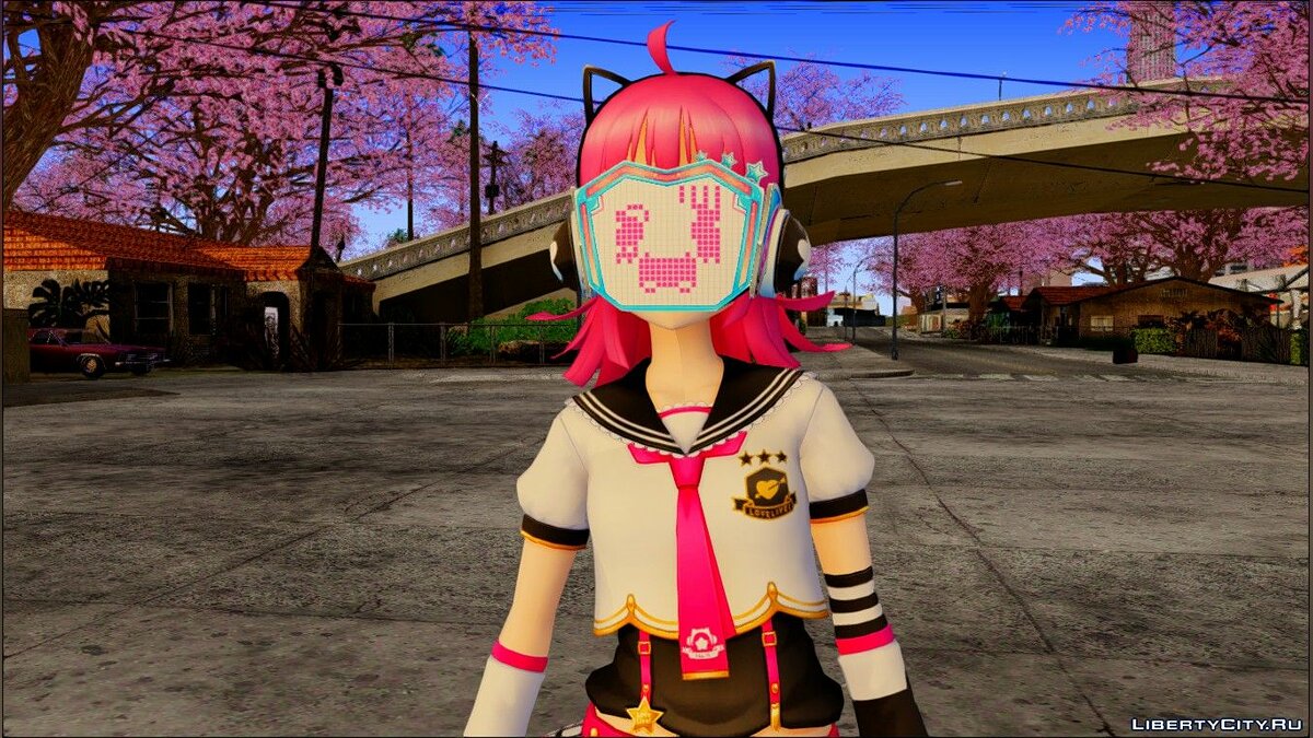 Download Rina Tenoji from the anime Love Live! for GTA San Andreas