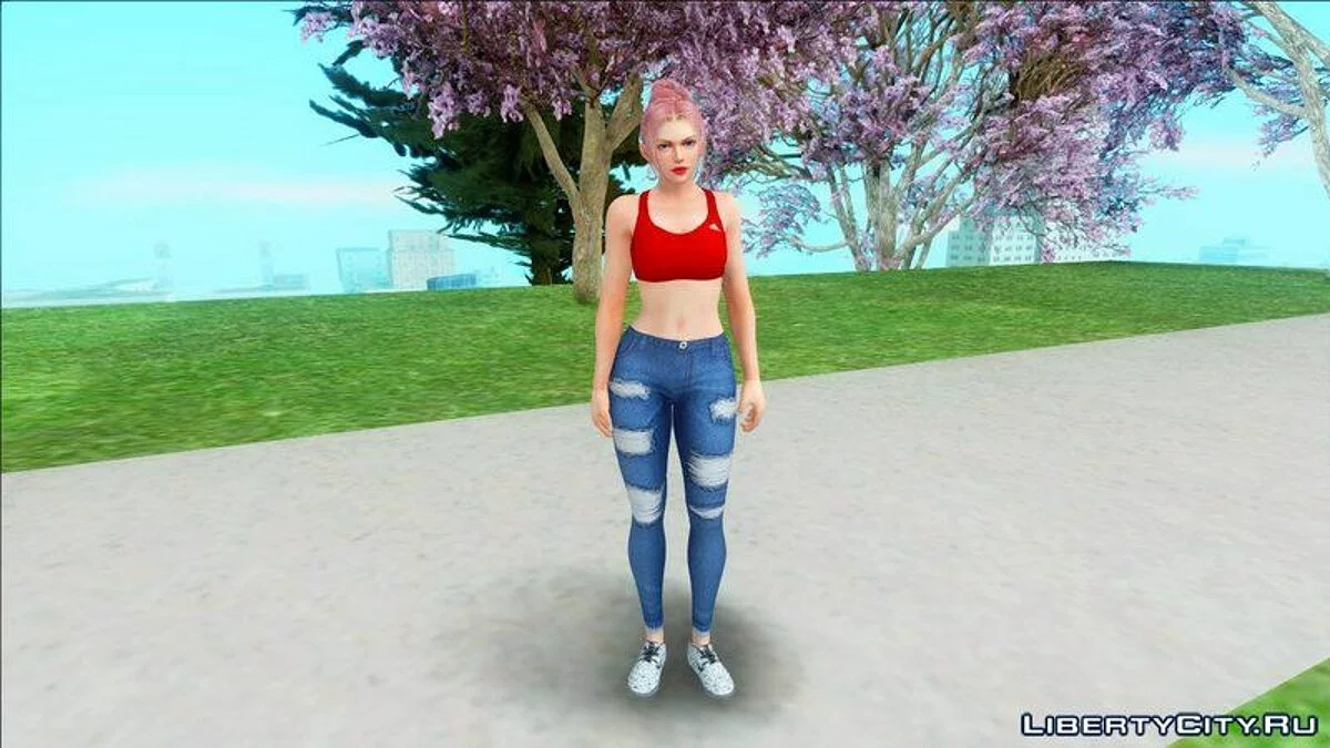 Рэйчел из Dead or Alive 5 / GTA San Andreas