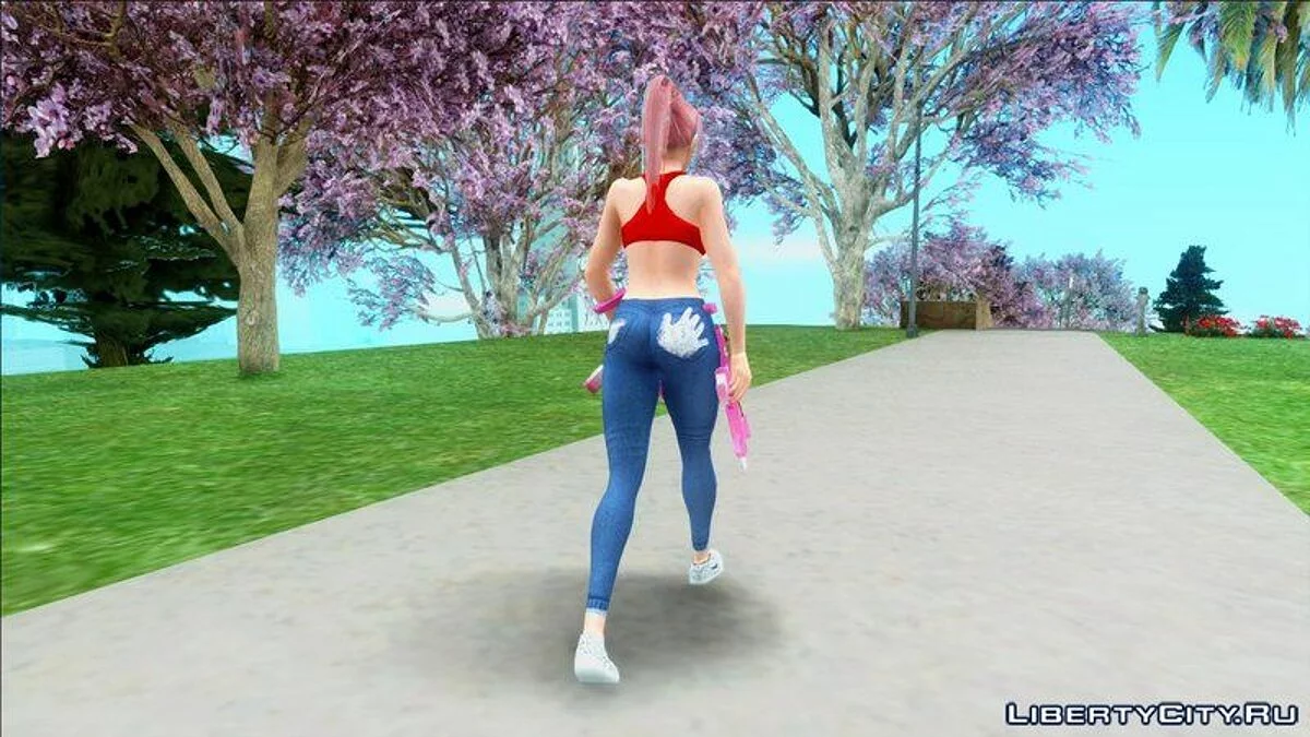 Рэйчел из Dead or Alive 5 / GTA San Andreas