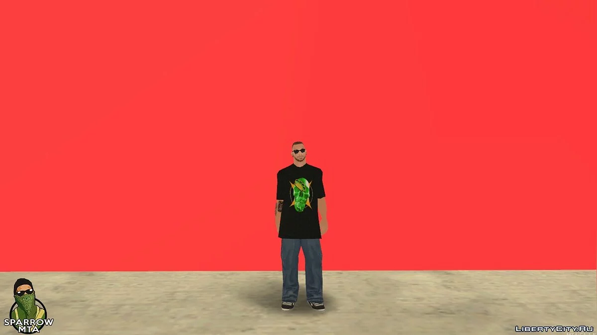 Скин Nane Skull у окулярах / GTA San Andreas