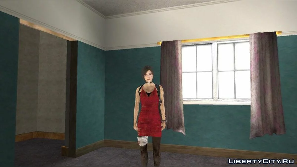 Ada Wong with Bandaged Leg from RE2 Remake / GTA San Andreas