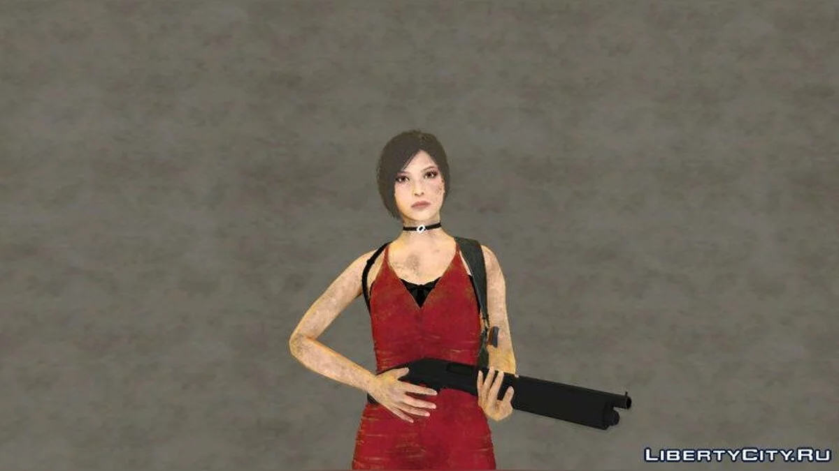Ada Wong with Bandaged Leg from RE2 Remake / GTA San Andreas