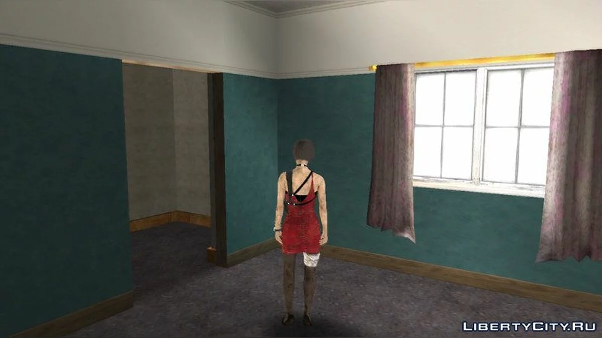 Ada Wong with Bandaged Leg from RE2 Remake / GTA San Andreas