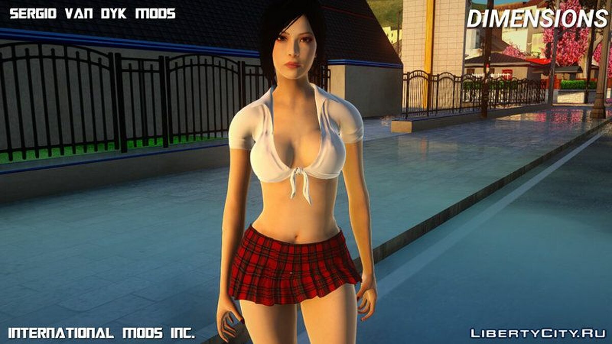 Download Ada Wong in school uniform for GTA San Andreas