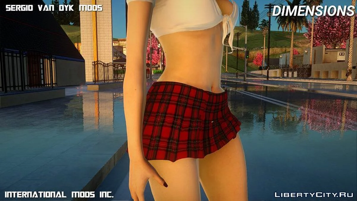 Ada Wong in School Uniform / GTA San Andreas